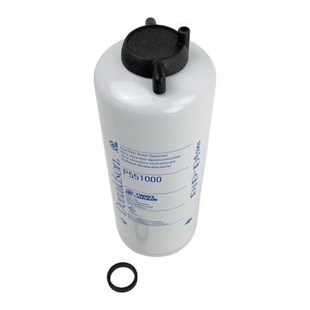 Donaldson Fuel Filter, Spin-On Twist And Drain, Outer Dia 3.66 In. 93Mm 10 Micron, P551000 P551000
